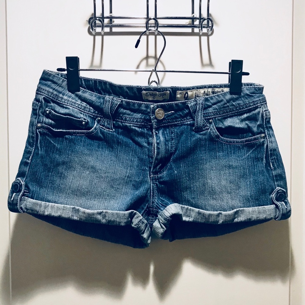 Indigo Rein Forever Cuffed Denim Shorts